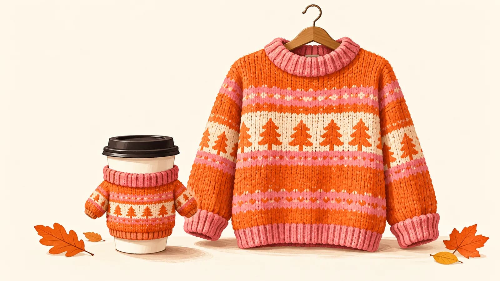 Dunkin’s coffee gets an L.L.Bean sweater. Humans are next.