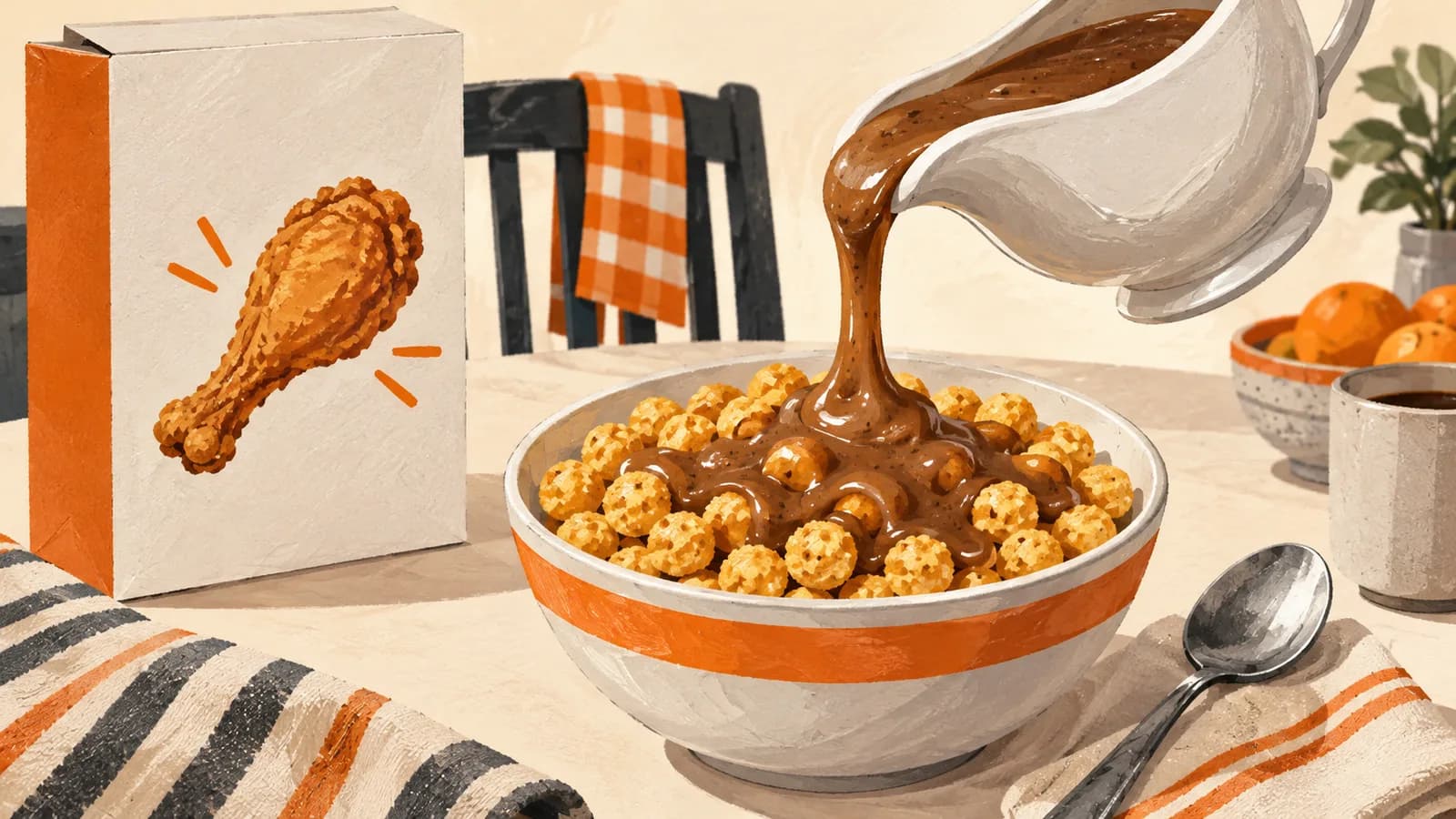 KFC UK Made Cereal. It Wants You to Add Gravy.