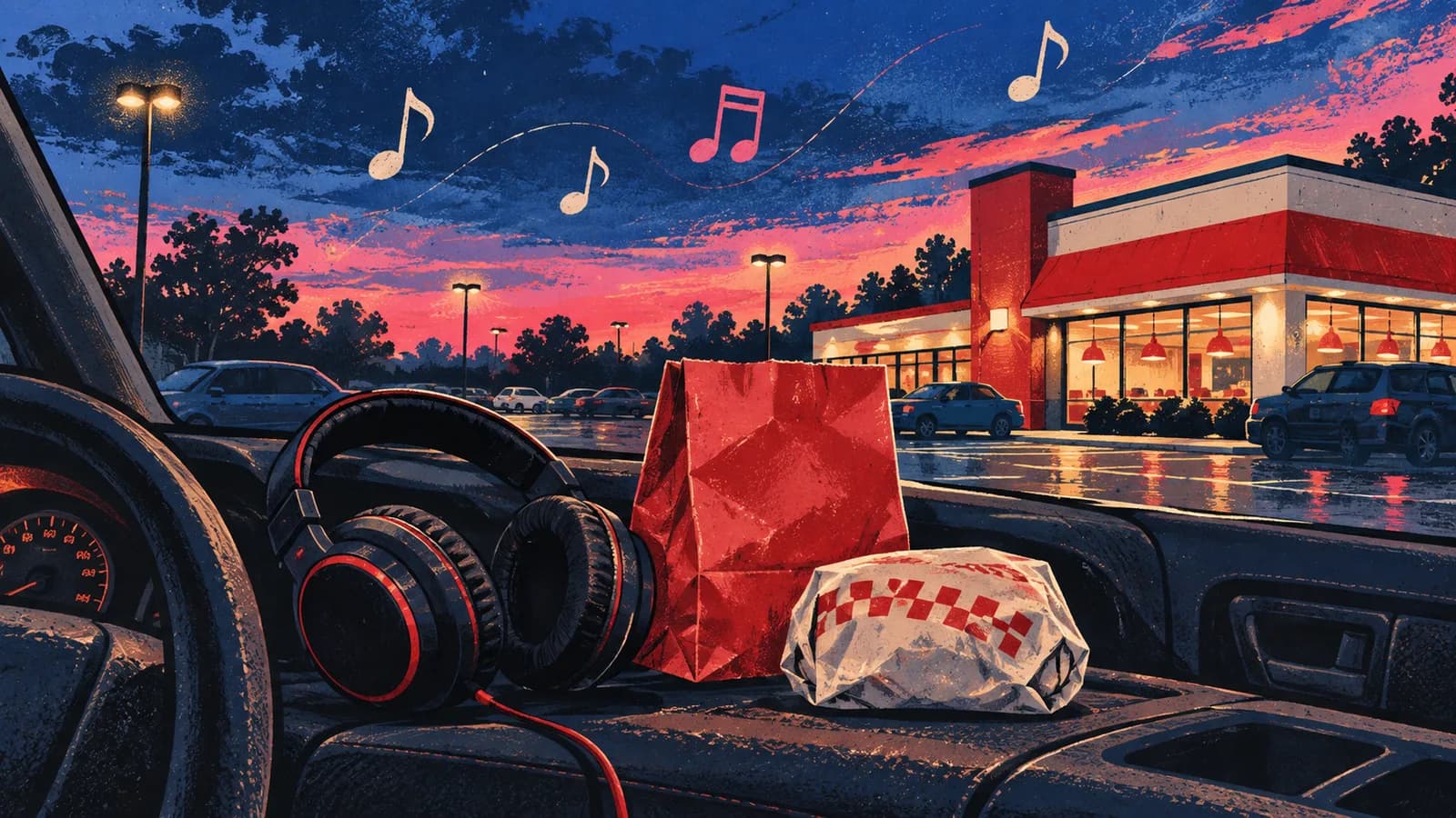 Wendy’s made an emo album for its parking lot