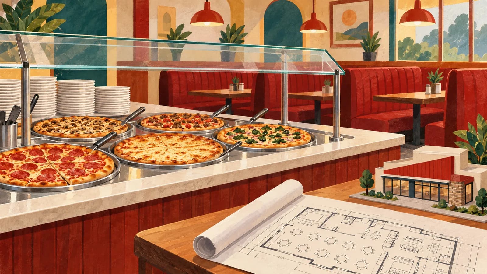 Pizza Inn signs a 10-buffet development agreement