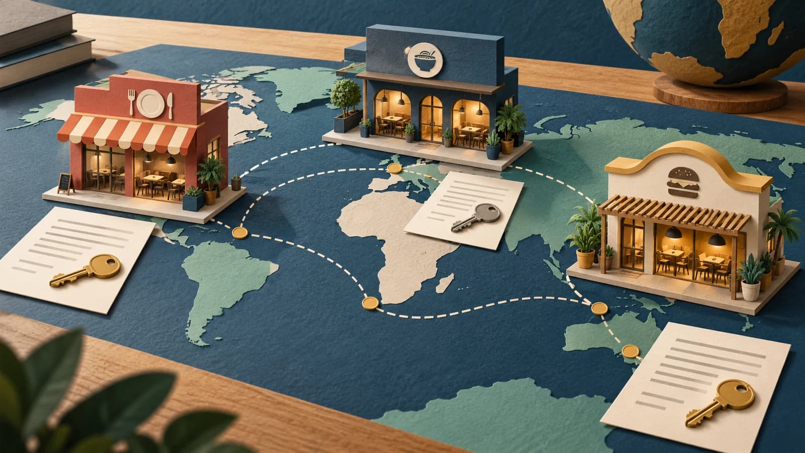How restaurant chains operate abroad
